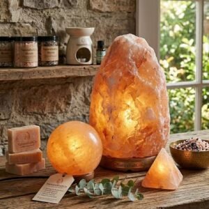 LocalCorner Hand-Carved Natural Himalayan Salt Lamp